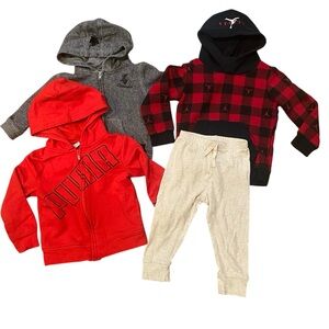 18-24 m Toddler Boy Clothing Lot Sweater Zip up Puma Air Jordan Baby Gap Lot
